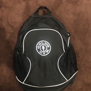 UNIQUE GOLDS GYM back pack. NEW